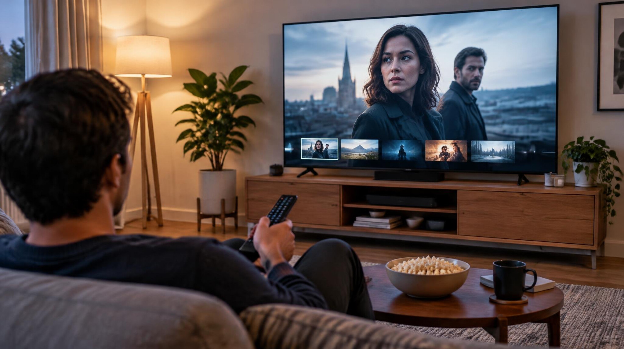 modern flat screen tv